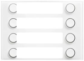 Placca frontale per modulo tasti d.chiamata Urmet Alpha 8×pulsante (4×2) IP55 bi