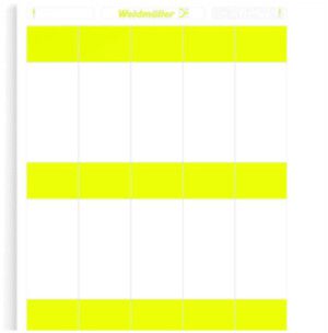 Kabelmarkier-Etikette Weidmüller LaserMark WriteOn für Ø9.5…22.3mm 93×36mm gelb