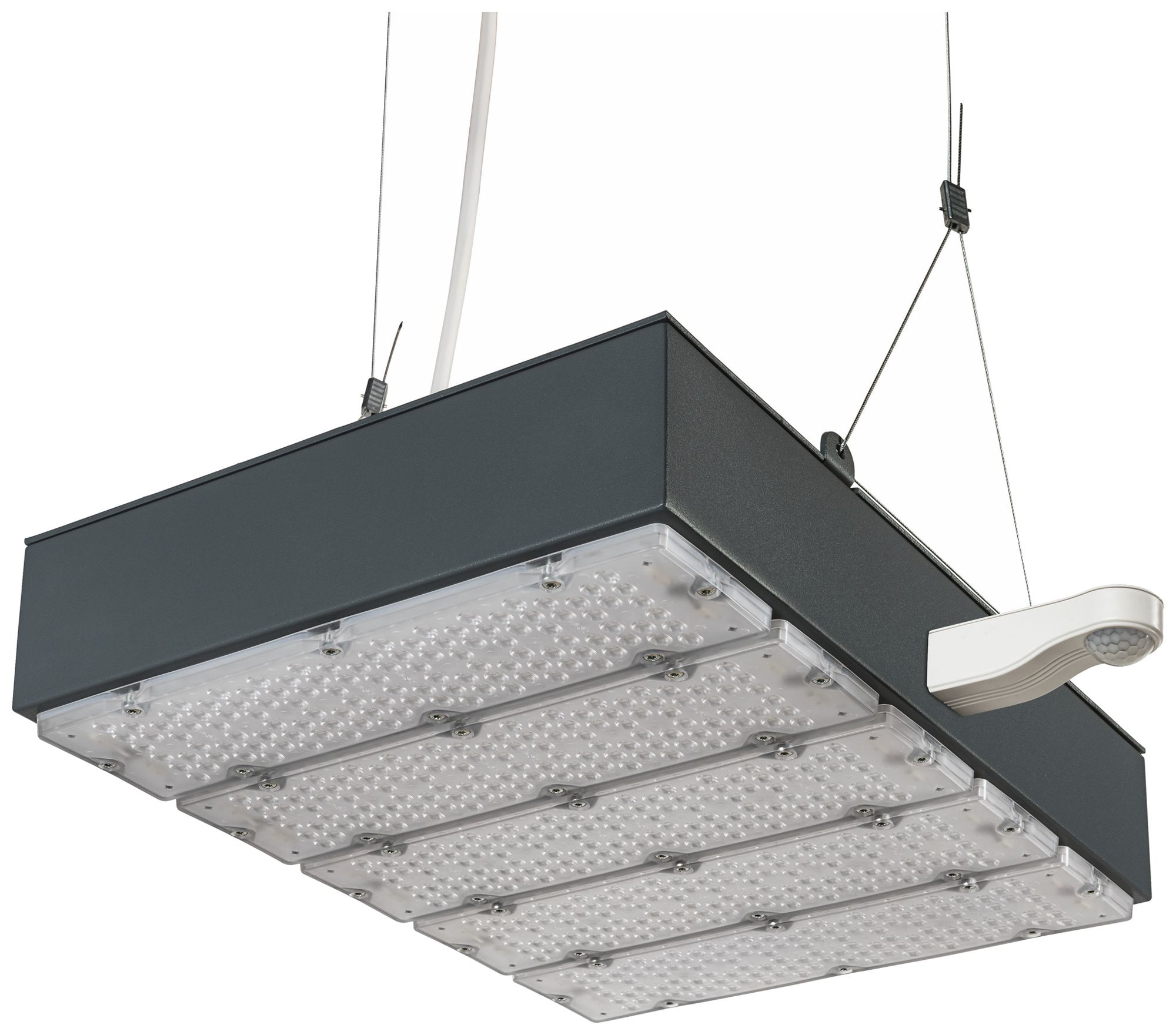 LED-Hallenstrahler Sylvania KubiXx AISLE PIR 140W 24900lm 840 IP65 DIM 440×460