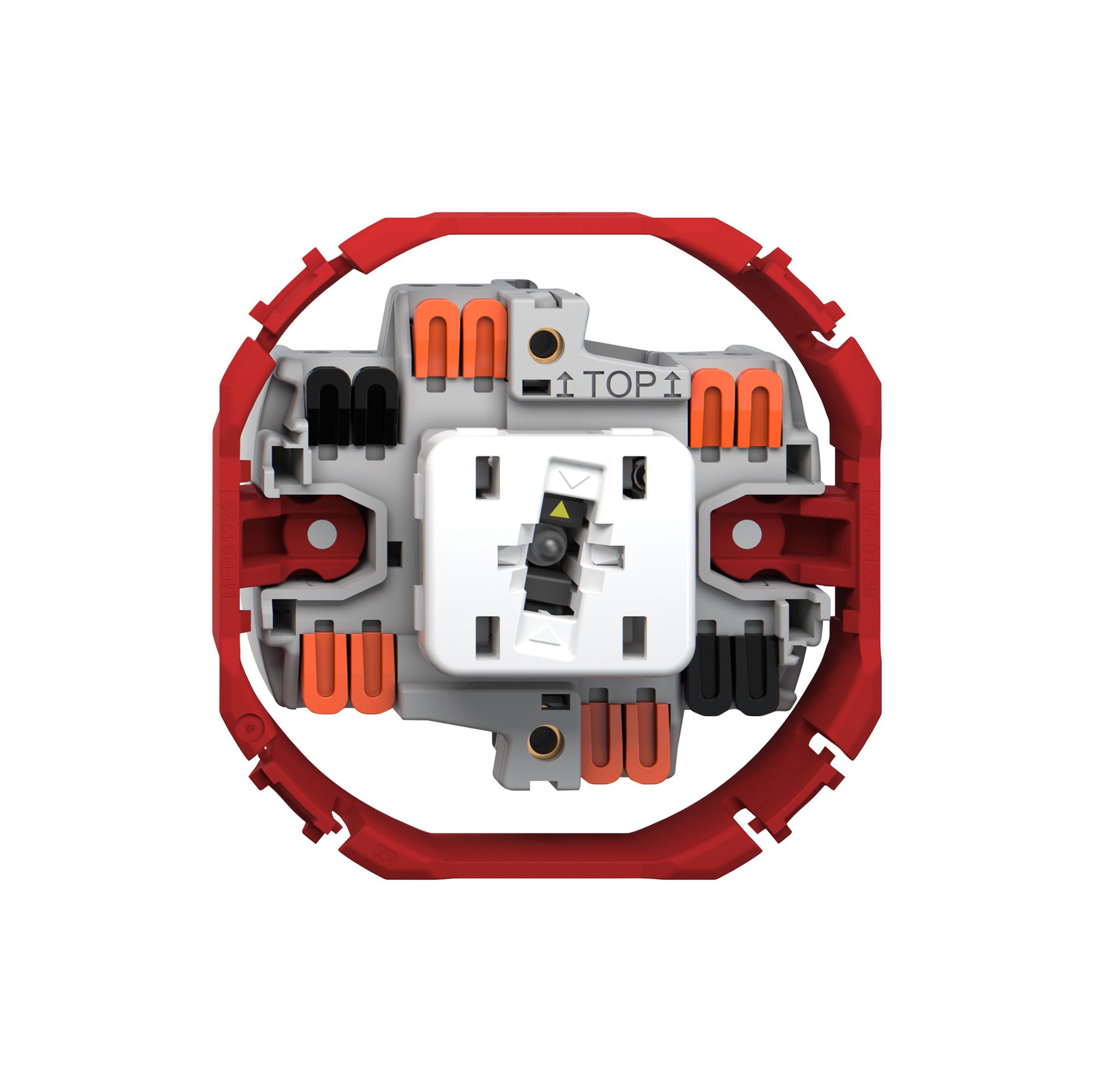 Leuchtdruckschalter Feller SNAPFIX® 3/2L Frontlinse LS gelb