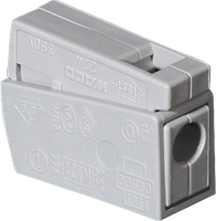 Leuchtensteckklemme WAGO 1…2.5mm²/0.5…2.5 grau