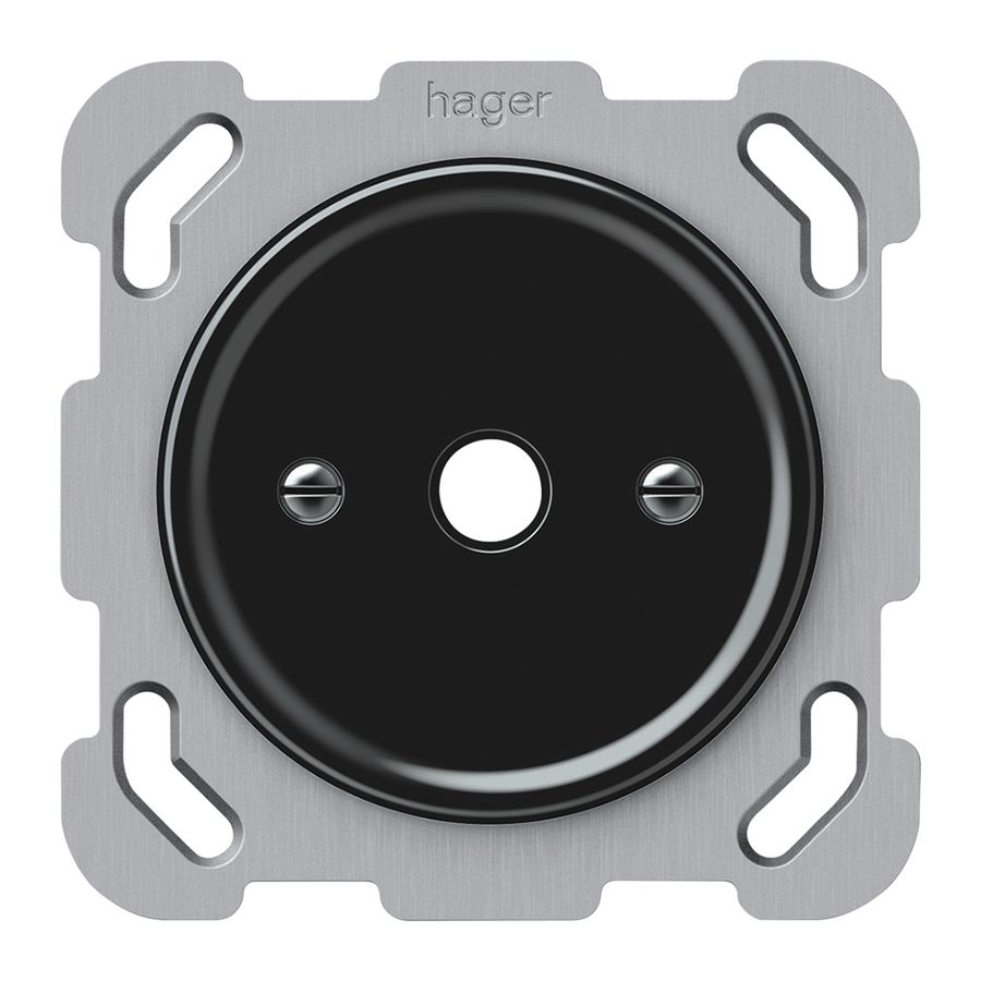 UP-Abzweigdose origin Bohrung Ø 9mm 77×77mm schwarz