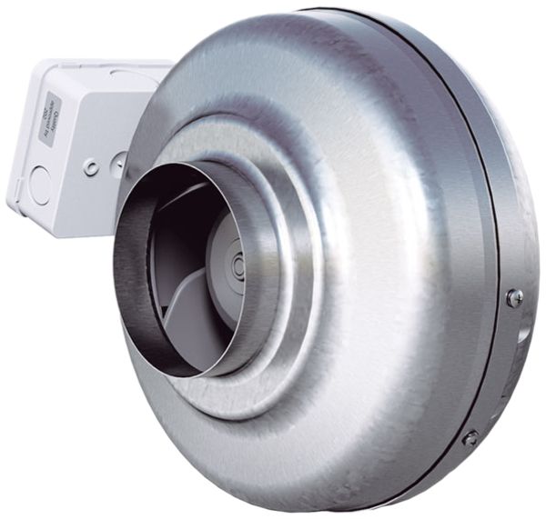 Rohreinbauventilator Östberg CK 100 C1 EC, 360m³/h, 111W, 3600 1/min, Ø99mm