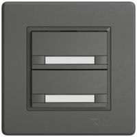 UP-Universaltaster EDIZIO.liv UNI SNAPFIX® o.LED 2× 2-Tbed.Pap.dgu