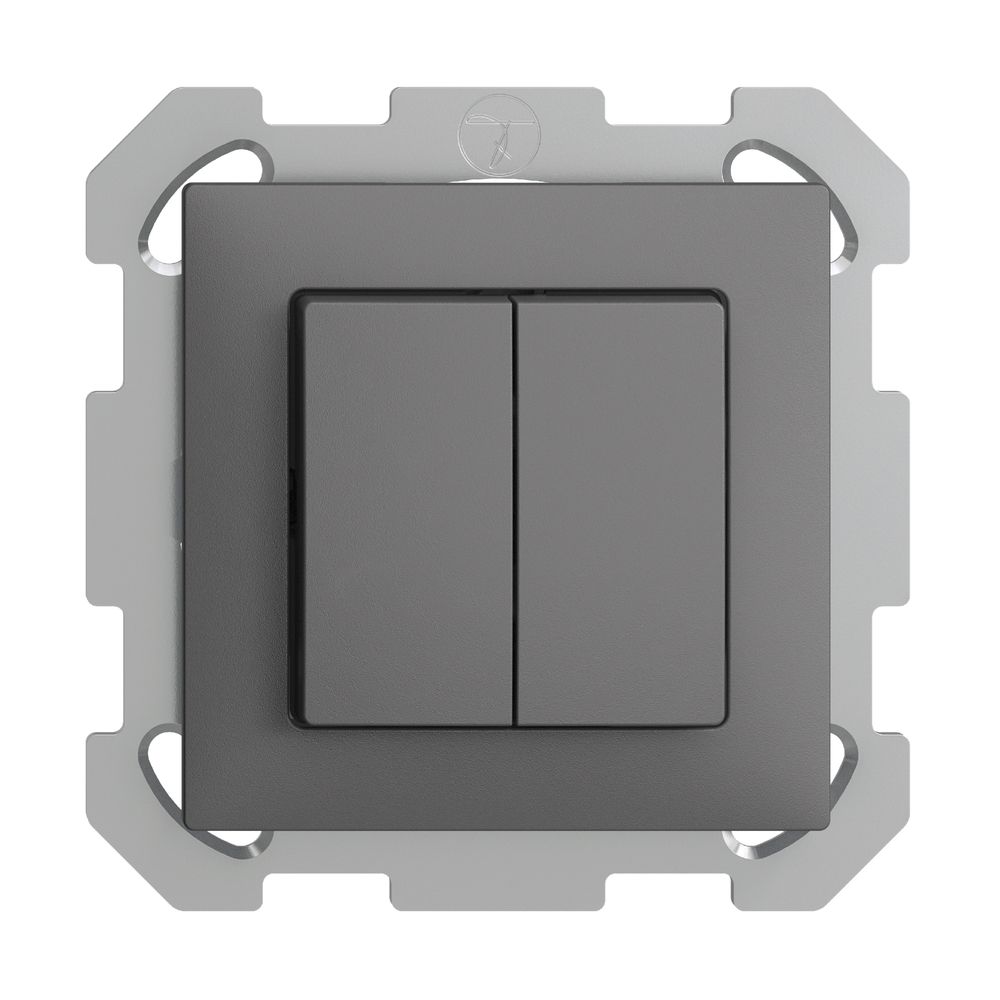 UP-Schalter EDIZIOdue 1/3+3/1P dunkelgrau