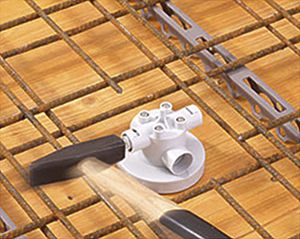 Lampendübel HSB Easy Ø96mm grau halogenfrei