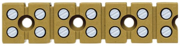 Klemmenleiste Weidmüller MK Schraubanschluss 2.5mm² 400V 24A 7L 63.5mm gelb