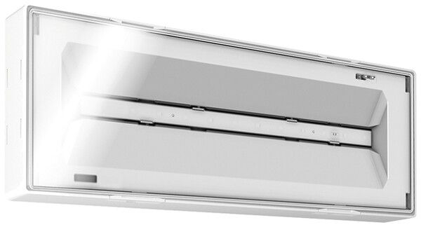 Lampada di emergenza ESYLUX ELX EL LED 3h/8h IP54 3W 388×148×46mm bianco