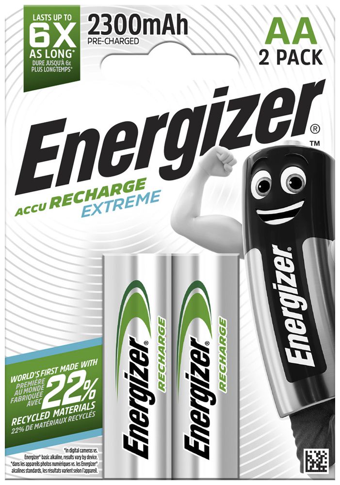 Akku NiMH Energizer Extreme HR6 1.2V, 2300mAh, 2Stück