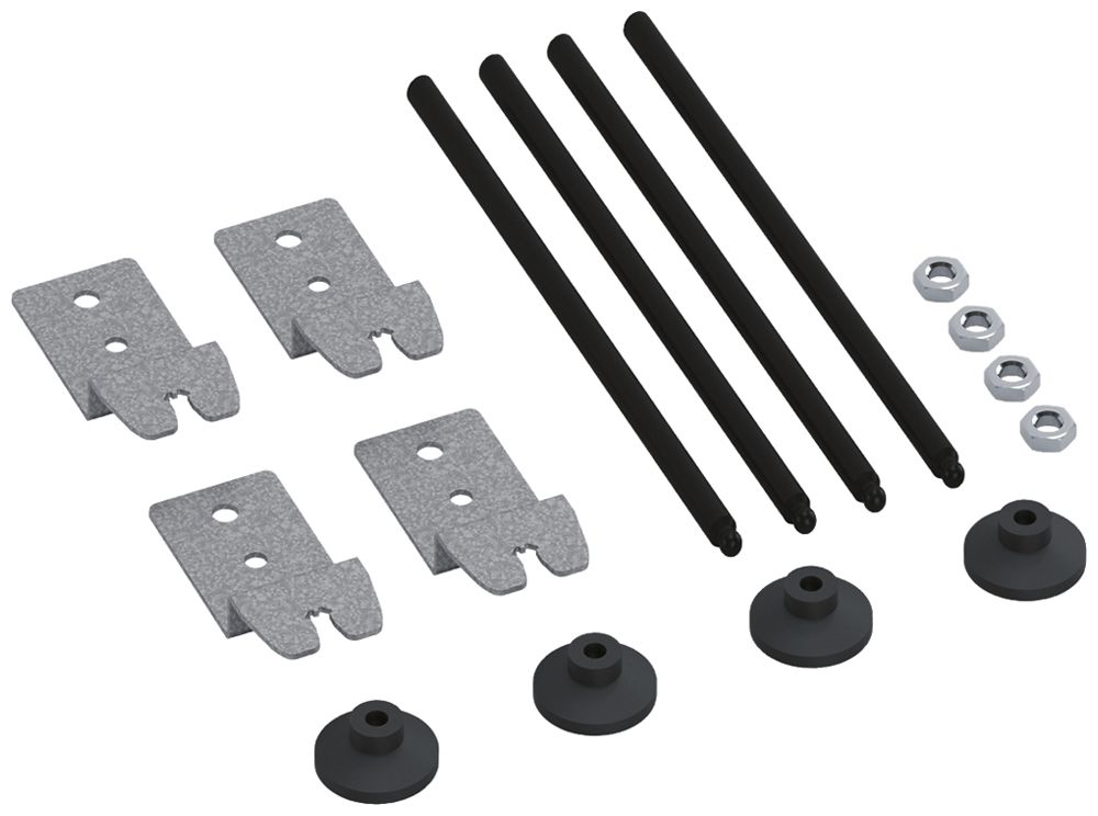 Nivellierset Hager Länge 195mm für nivellierbare Kassette und Höhenerweiterung