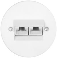 Scatola di raccordo INC P 2×RJ45 sep.bi