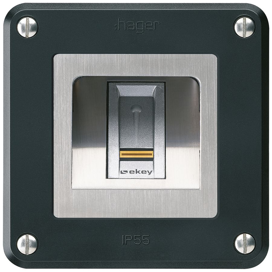 Lecteur d'empreintes digitales NUP Hager ekey robusto C noir