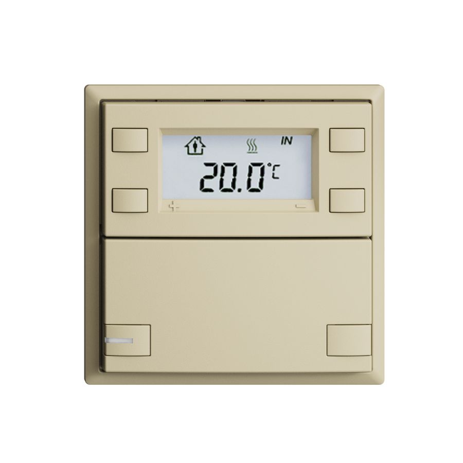 Poussoir RTH ENC KNX 1× EDIZIOdue F vanille, avec LED RGB