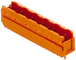 Stiftleiste Weidmüller SL Schwalbenschwänze THT 7.62mm 10L 180° 3.2mm orange