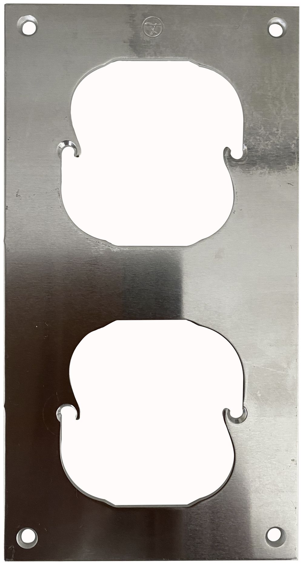 Befestigungsplatte Gr.II-II 52/52mm Achsdistanz 80mm