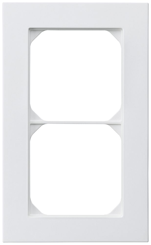 UP-Abdeckrahmen kallysto.pro 2×1 weiss 94×154mm