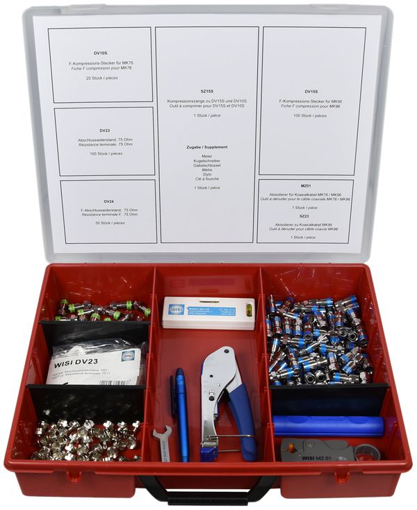 Kompressionskoffer WISI Short-Version Starterkit