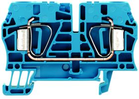 Durchgangs-Reihenklemme Weidmüller ZDU 6 Zugfeder 6mm² TS35 blau
