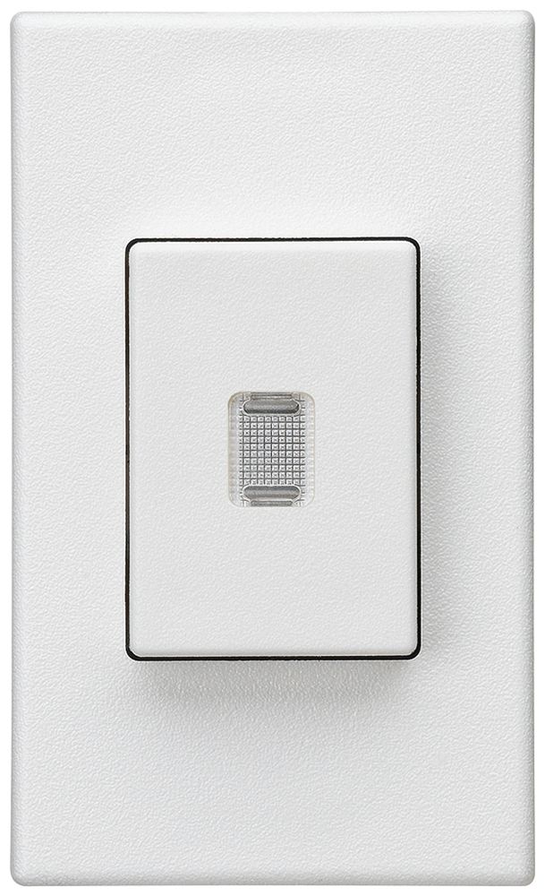 EB-Taster Hager FLF 10A/250V 0/2L beleuchtet weiss