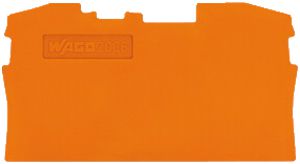 Abschlusswand WAGO TopJob-S orange 2P zu Serie 2006