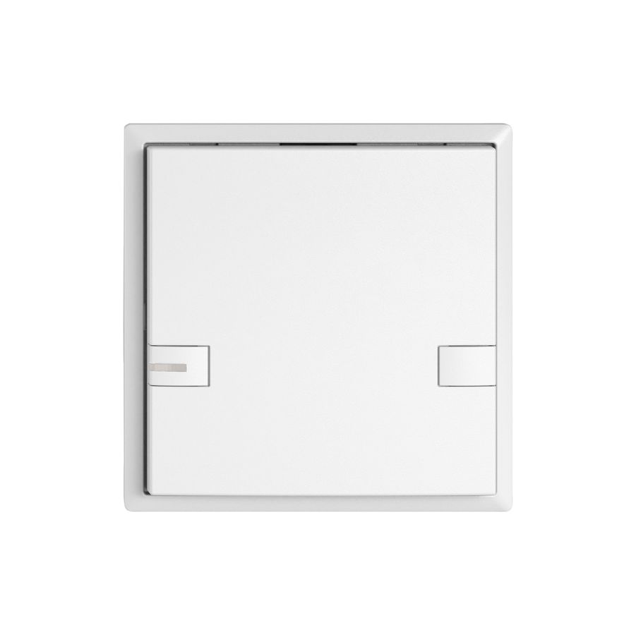 Poussoir KNX RGB EDIZIO.liv SNAPFIX® capteur temp.RGB-LED 1× comm.2T bc