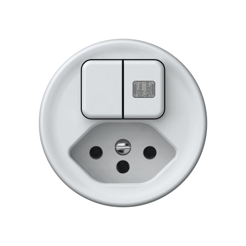 Kombination origin Sch 3+3 + 1×Typ 13 1×beleuchtet weiss