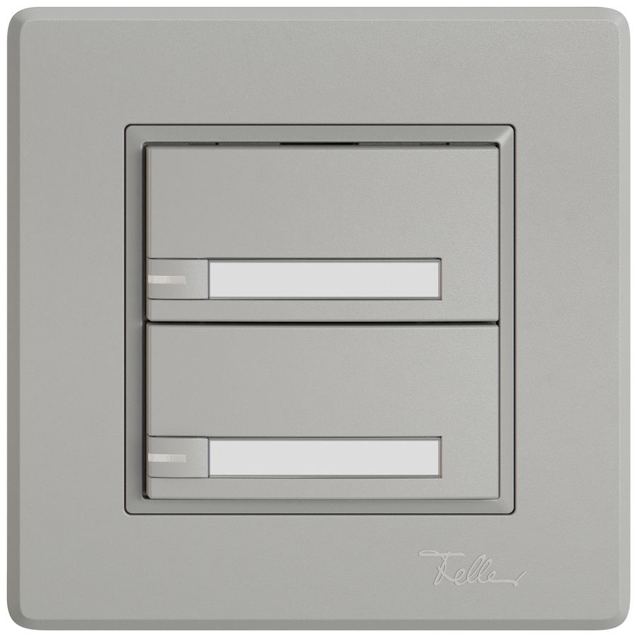 UP-Universaltaster EDIZIO.liv UNI SNAPFIX® 5…48V m.LED blau 2× 1-Tbed.Pap.hgu