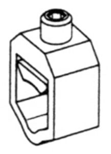 Borne de connexion V Weber V-V 50…240mm² 3pcs