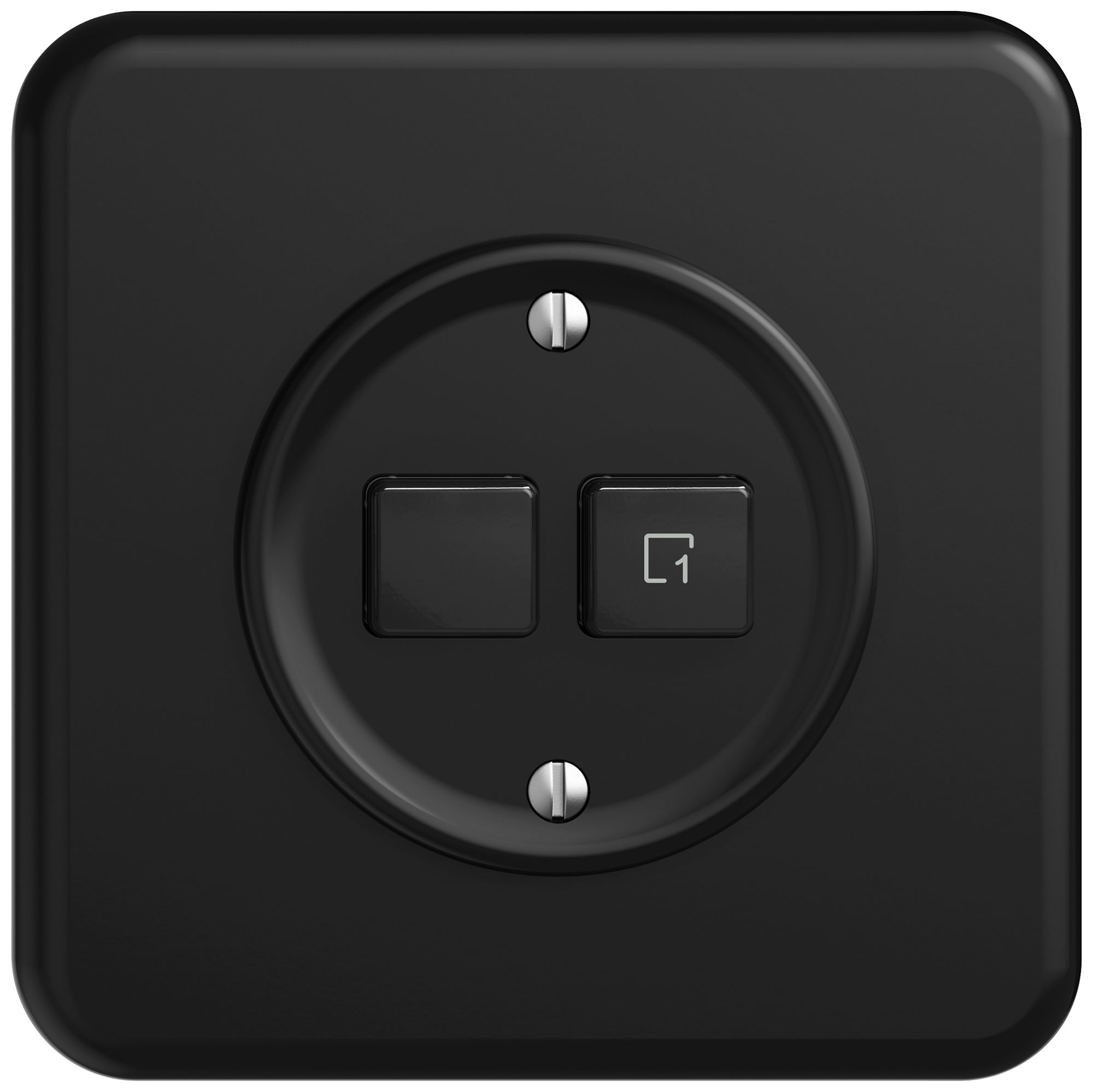 Kit de montage ENC STANDARDdue Wiser SNAPFIX® p.interrupteur 1c scène 2T no