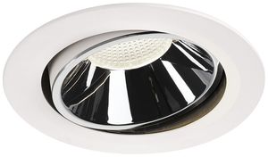 LED-Downlight SLV NUMINOS MOVE XL 37.4W 3750lm 4000K 20° DIM Ø190×118mm ws/Cr