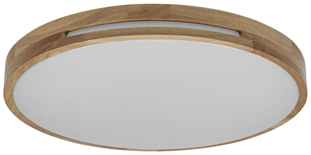 LED-Deckenleuchte LEDVANCE Orbis Woodburry 24W 1500lm 830 Ø390×70mm Holz