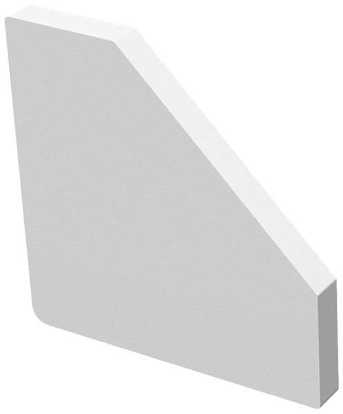 Endkappe SLV GRAZIA 10 EDGE 20×7×20mm ABS weiss