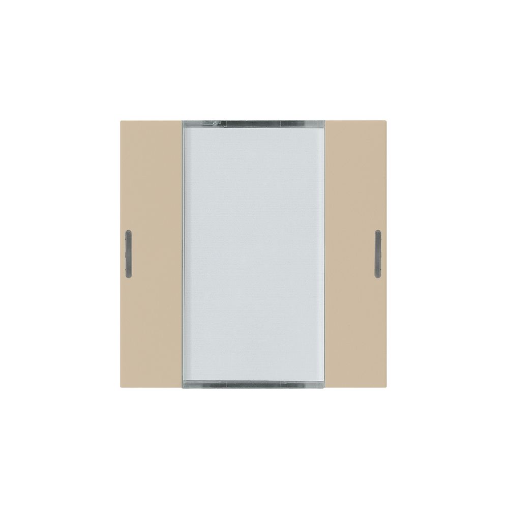 Frontset Hager kallysto LED 2×KNX systemlink/easylink beige