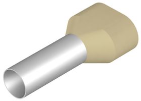 Zwillings-Aderendhülse Weidmüller H isoliert 2×10mm² 18mm elfenbein lose
