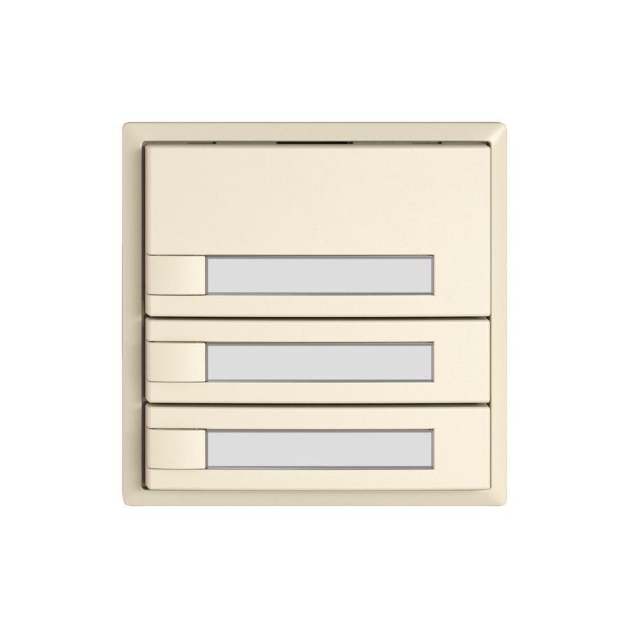 Universaltaster EDIZIO.liv UNI SNAPFIX® 12…48V o.LED 3× 1-Tbed.Pap.cr