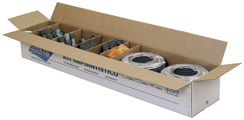 Installationskit für 3 Saugdosen