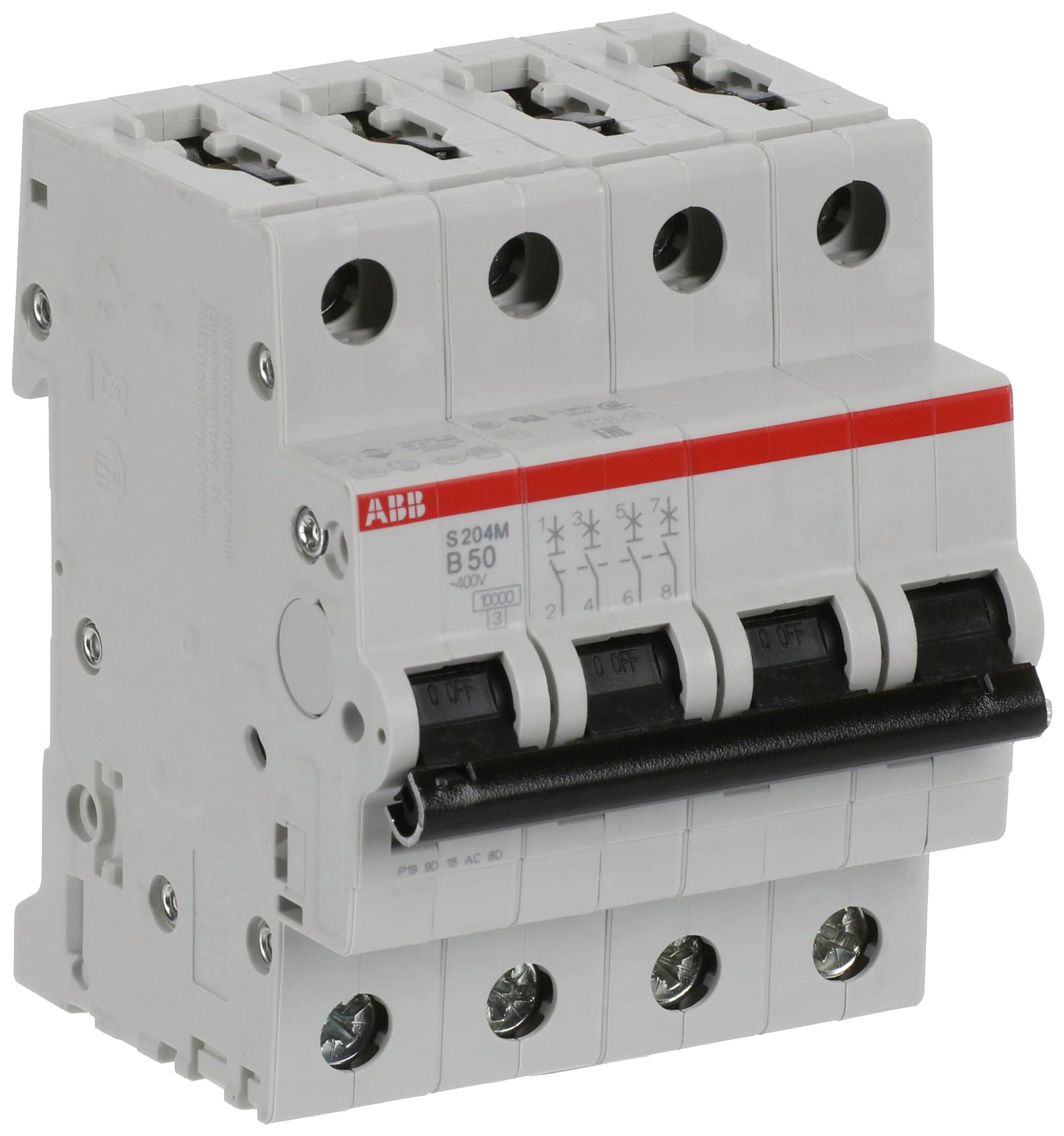 Disjoncteur ABB S204M-B50 50A B 10kA