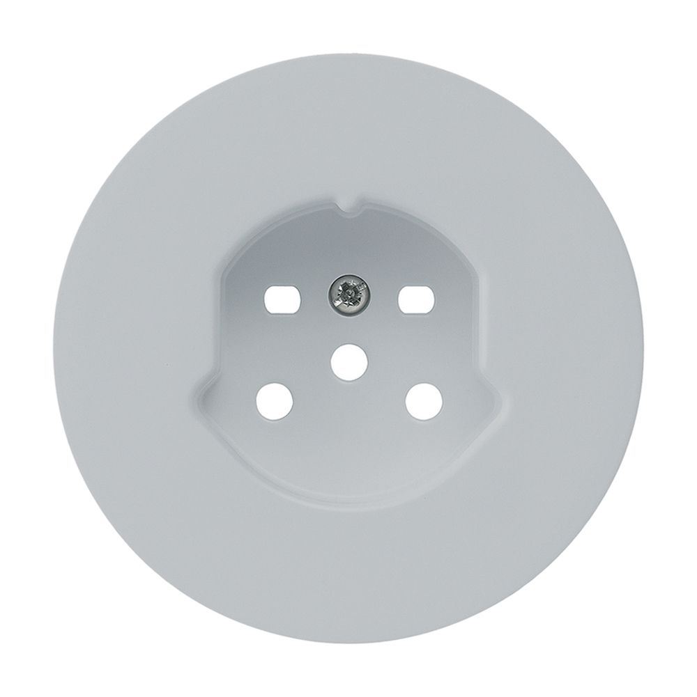 Frontset HA robusto für Steckdose Typ 15 mit Steckklemmen grau