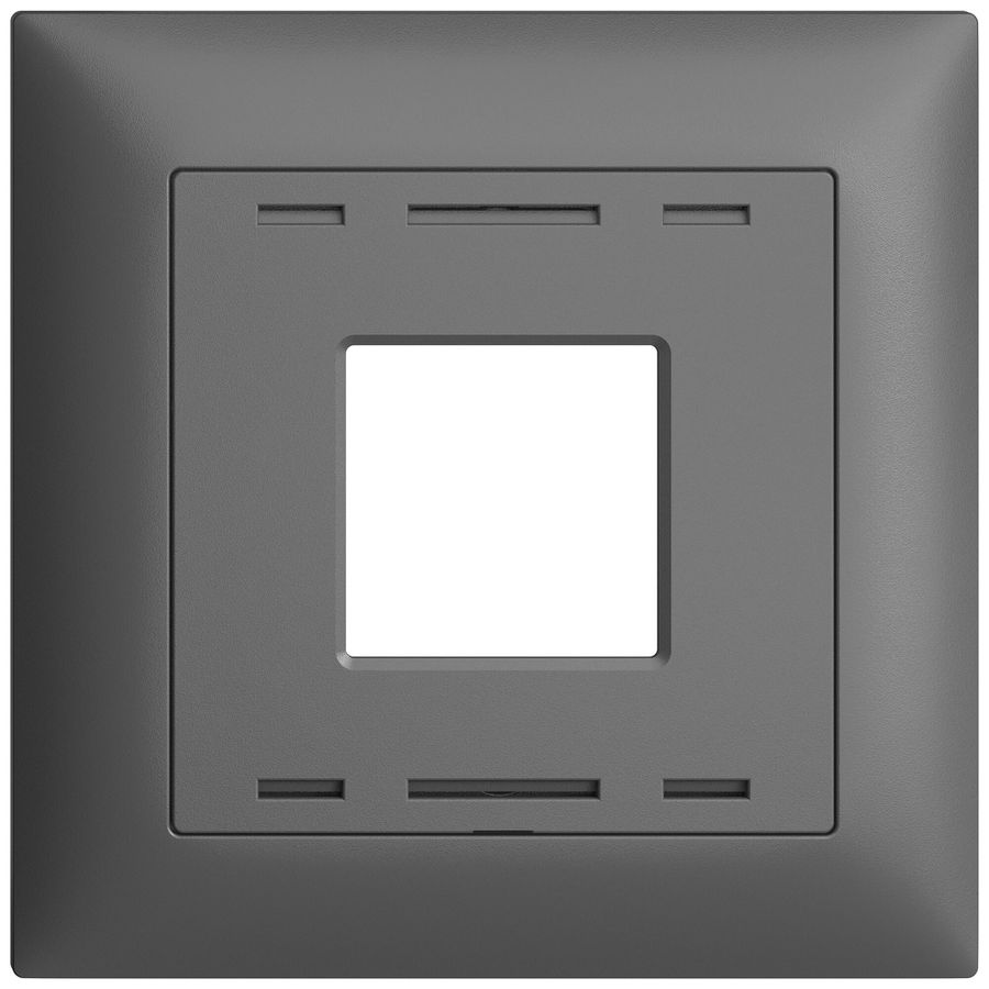 UP-Abdeckset EDIZIOdue Wiser Thermostat dunkelgrau