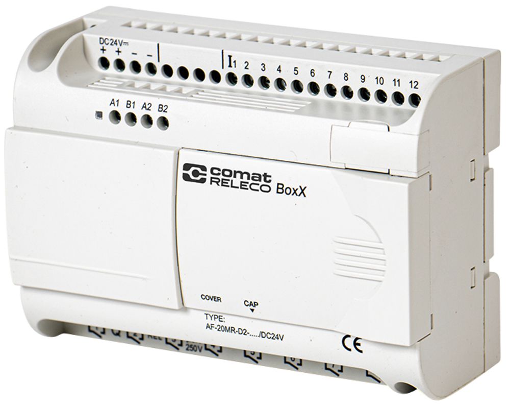 Unité de base PLC ComatReleco AF-20MR-D2-CAP/DC24V, 12DI/AI, 8×relais, 24VDC