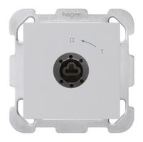 Contact pivotant ENC 0<-1/1L gris clair kallysto pour serrure s.cyl.