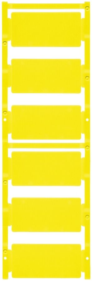 Marcatore per apparecchi Weidmüller MultiCard CC 30×60mm PA66 giallo