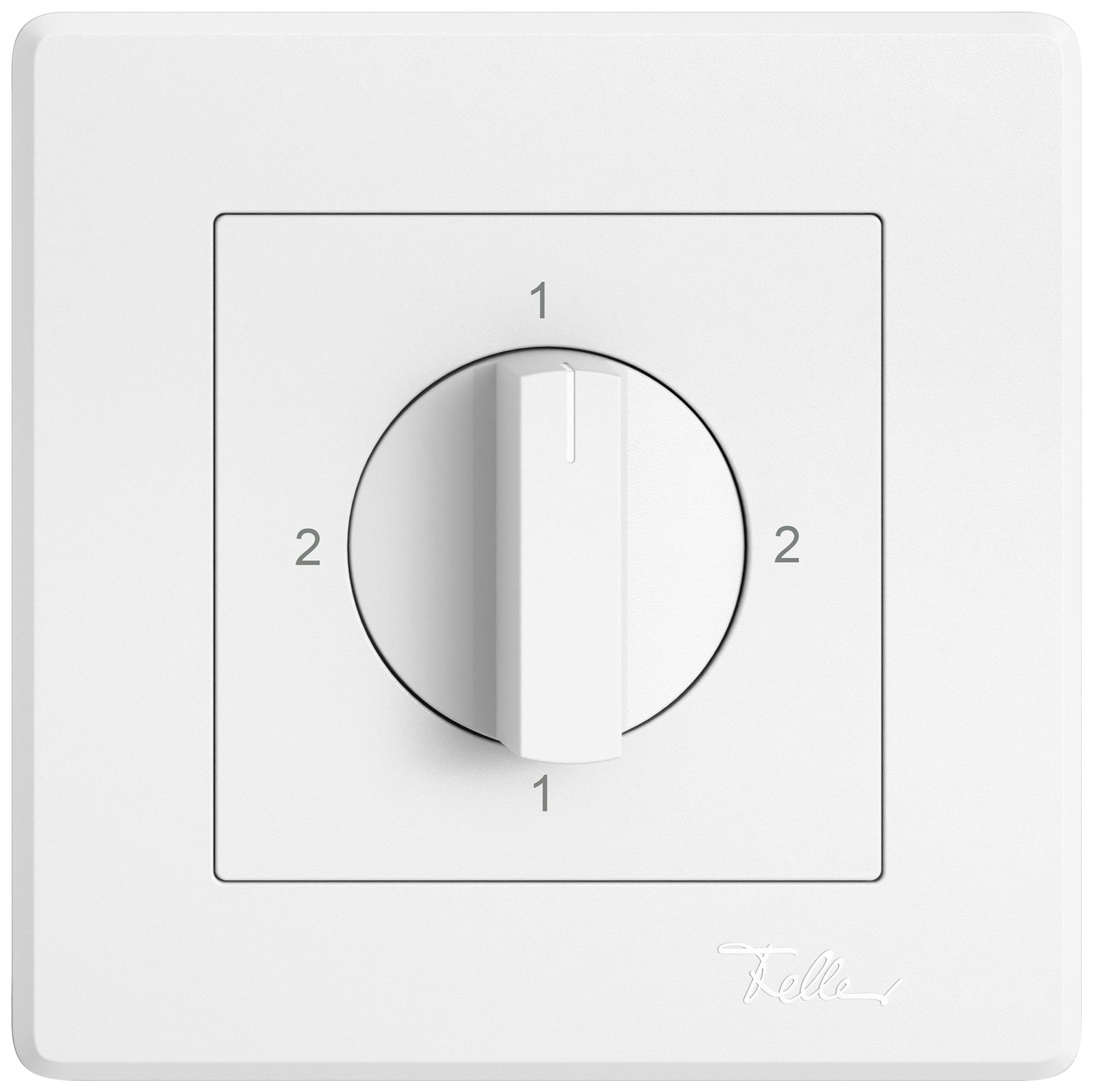 UP-Montageset EDIZIO.liv SNAPFIX® f.Drehschalter m.Griff 2-1-2-1 ws