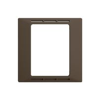 UP-Frontset EDIZIOdue F coffee für Raumthermostat mit Display