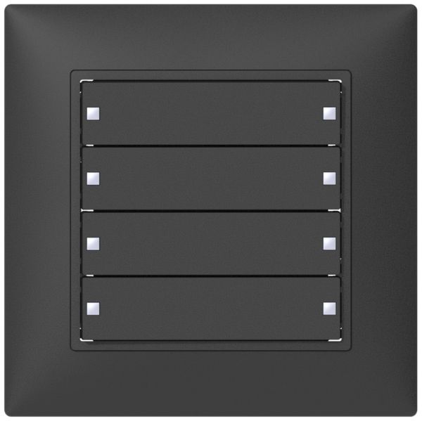 UP-Tastsensor ABB SIDUS KNX Design B-Typ, 4/8, anthrazit