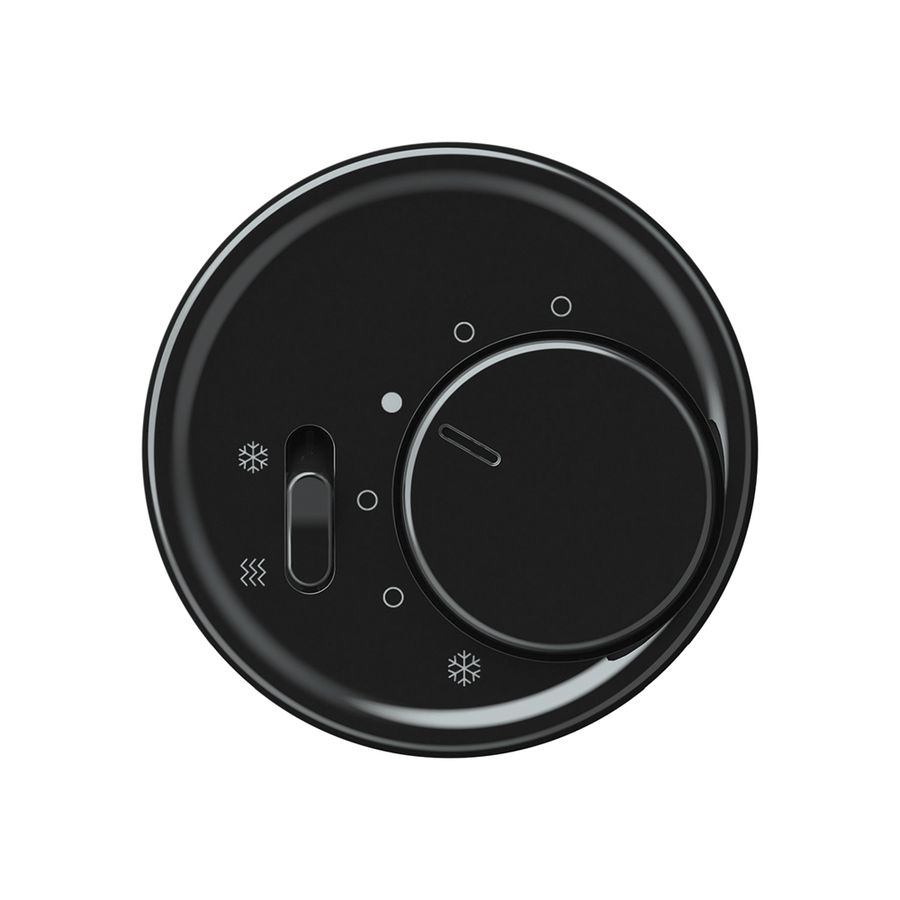 Frontset origin Thermostat Heizen/Kühlen 60×60mm sz