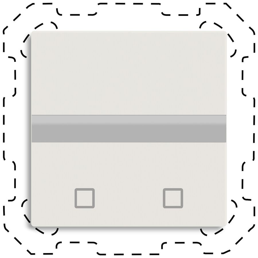 Rilevatore di movimento KNX INS MDT BWM-60T11.03S 2 can 180° temp bianco opaco