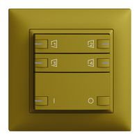 Kit de montage ENC Edue zeptrionAIR, WLAN ON/OFF LED-RGB, 2×touche, 2×comm.ov