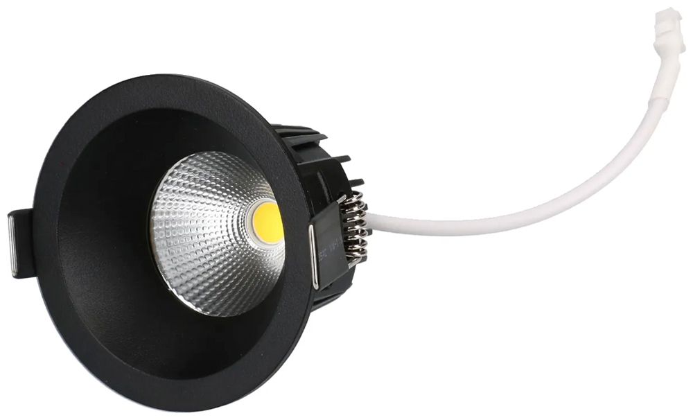 EB-LED-Spot maxLUCE ATMO 68 9W 700lm 3000K DALI DIM Ø79mm schwarz
