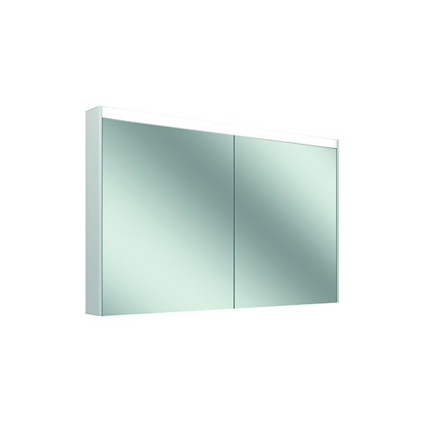Armoire miroir Schneider OLC1 130/2/LED, 3000K, blanc